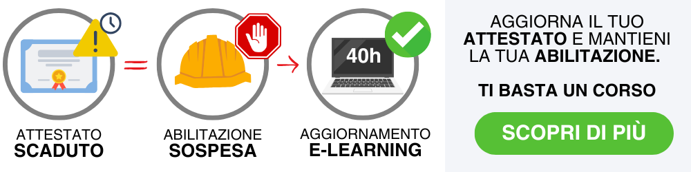 Il mancato aggiornamento dell'attestato di Coordinatore per la sicurezza porta alla sospensione dell'abilitazione.