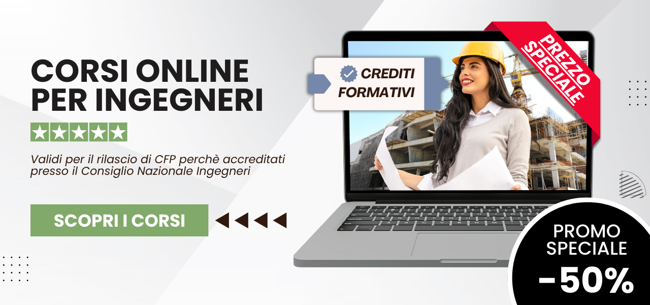 Corsi per ingegneri accreditati al CNI, validi per il rilascio di crediti formativi professionali CFP